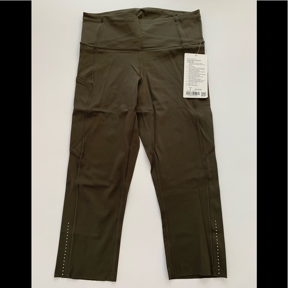 Lululemon Fast and Free HP 19” Reflective Crop - Picture 2 of 6